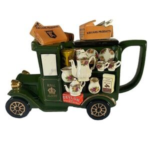 Royal‎ Albert Old Country Roses Green Cardew Chintz Tea Pot Van Rare